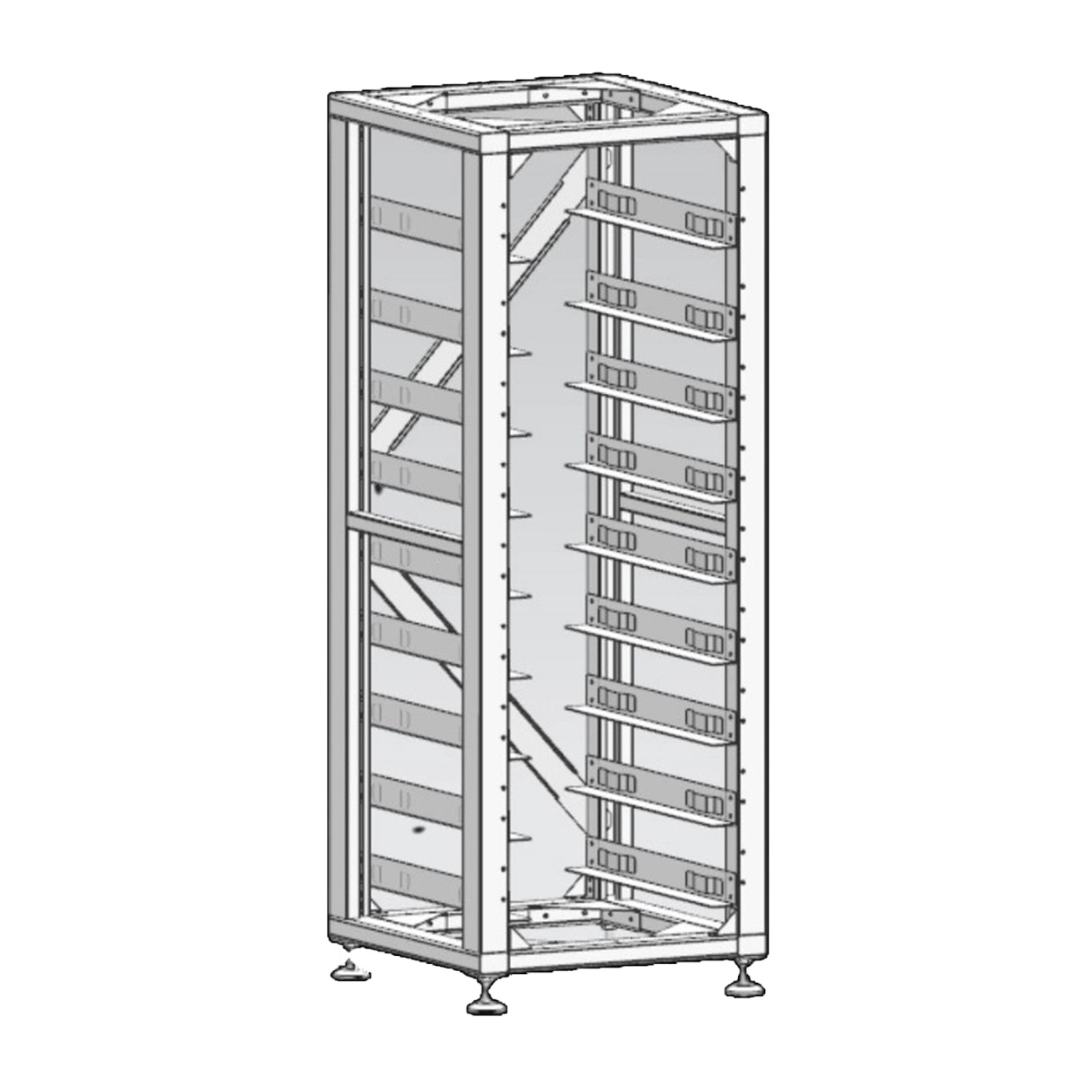 DEYE 3U-RACK - 9 - Standard 19 Zoll