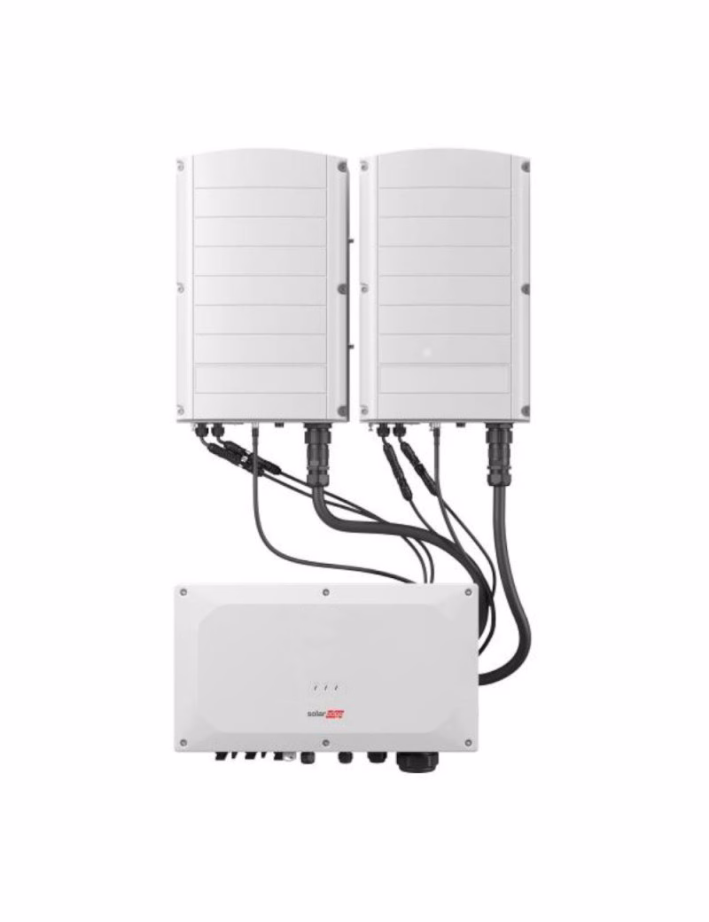 Wechselrichter SOLAR EDGE SE66.6K - RW00IBNM4 + 2 Hilfseinheiten SESUK-RW00INNN4