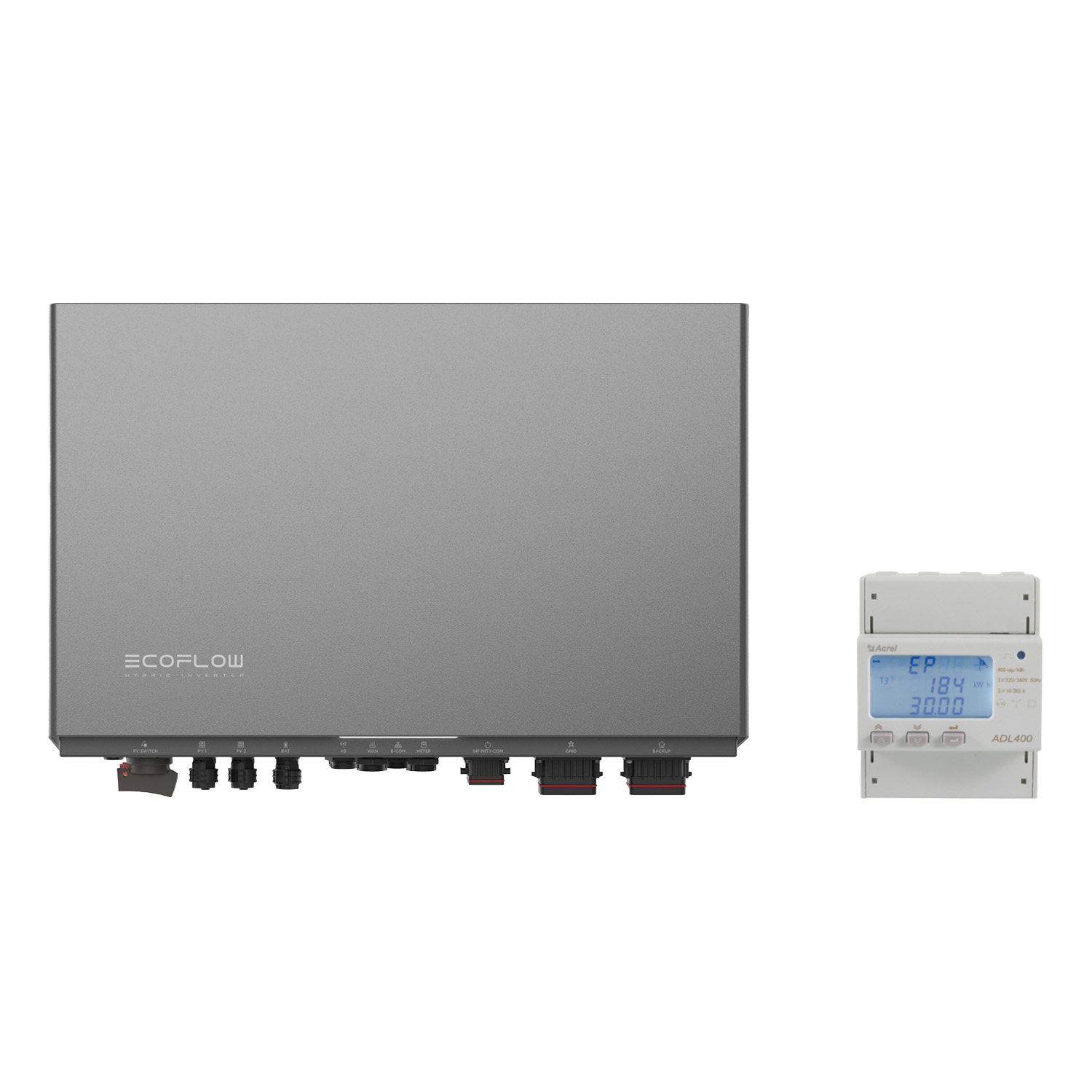 Wechselrichter - ECOFLOW - EF HD-P3-10K-S1 + Energiezähler EFA-ADL400-CT - hybrid - HV